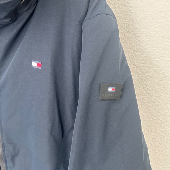 Tommy Hilfiger Men's Performance Hooded Jacket Size XL Color Navy - Picture 12 of 16